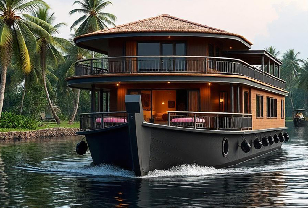 5 bedroom houseboat